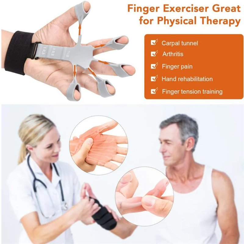 Silicone Grip Finger Strengthen Device